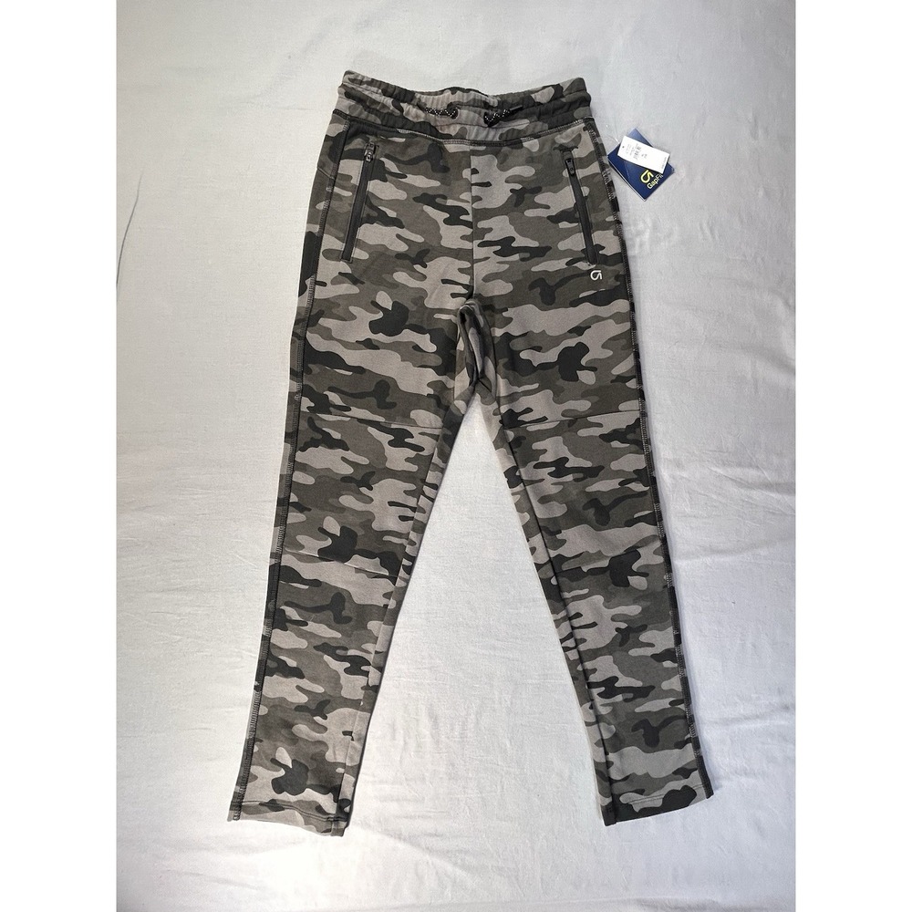 Gap Fit Gray Camo Joggers Sweatpants‎ Kids XL NWT